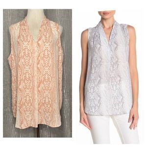 Adrianna Papell snake print sleeveless top